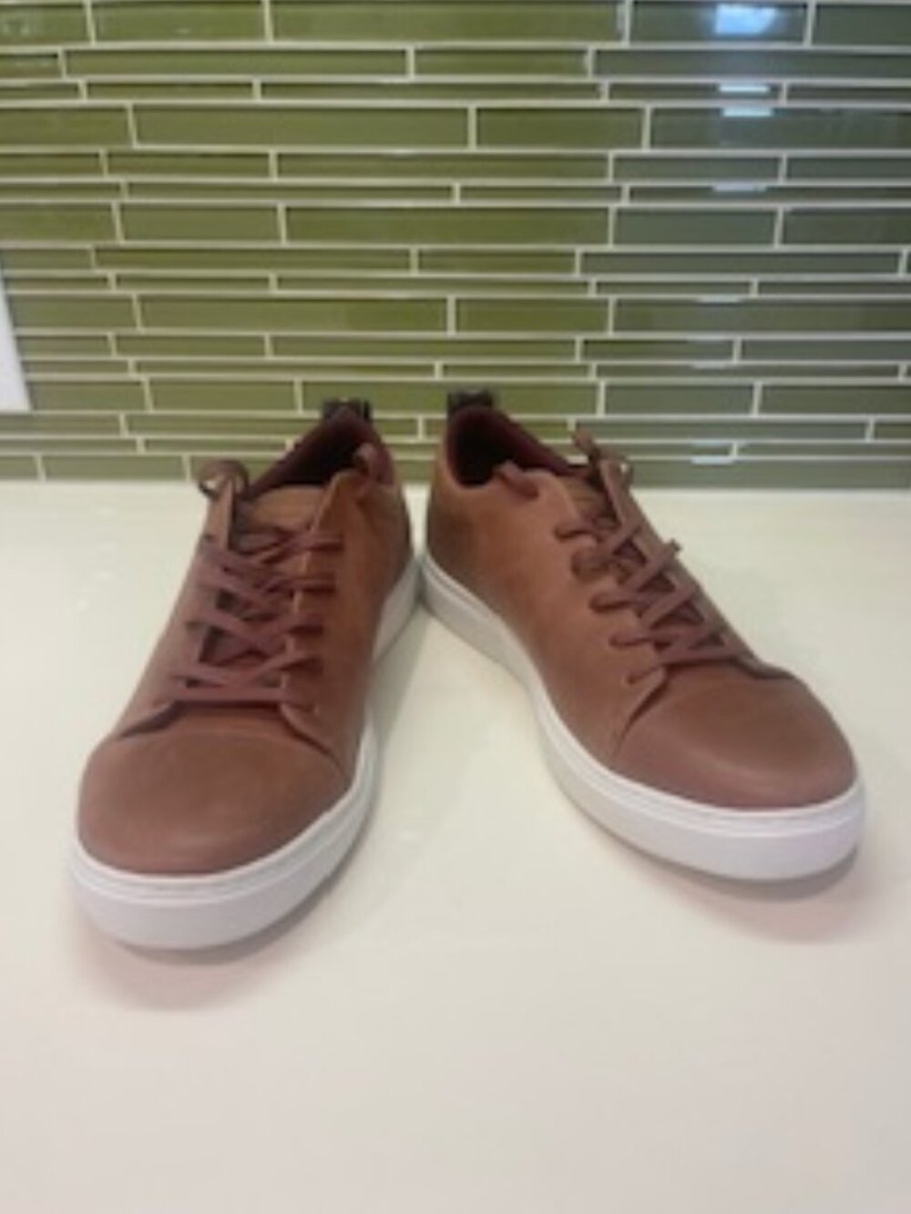 NIB Paul Green Brown Leather Lee Cupsole Sneakers sz 11